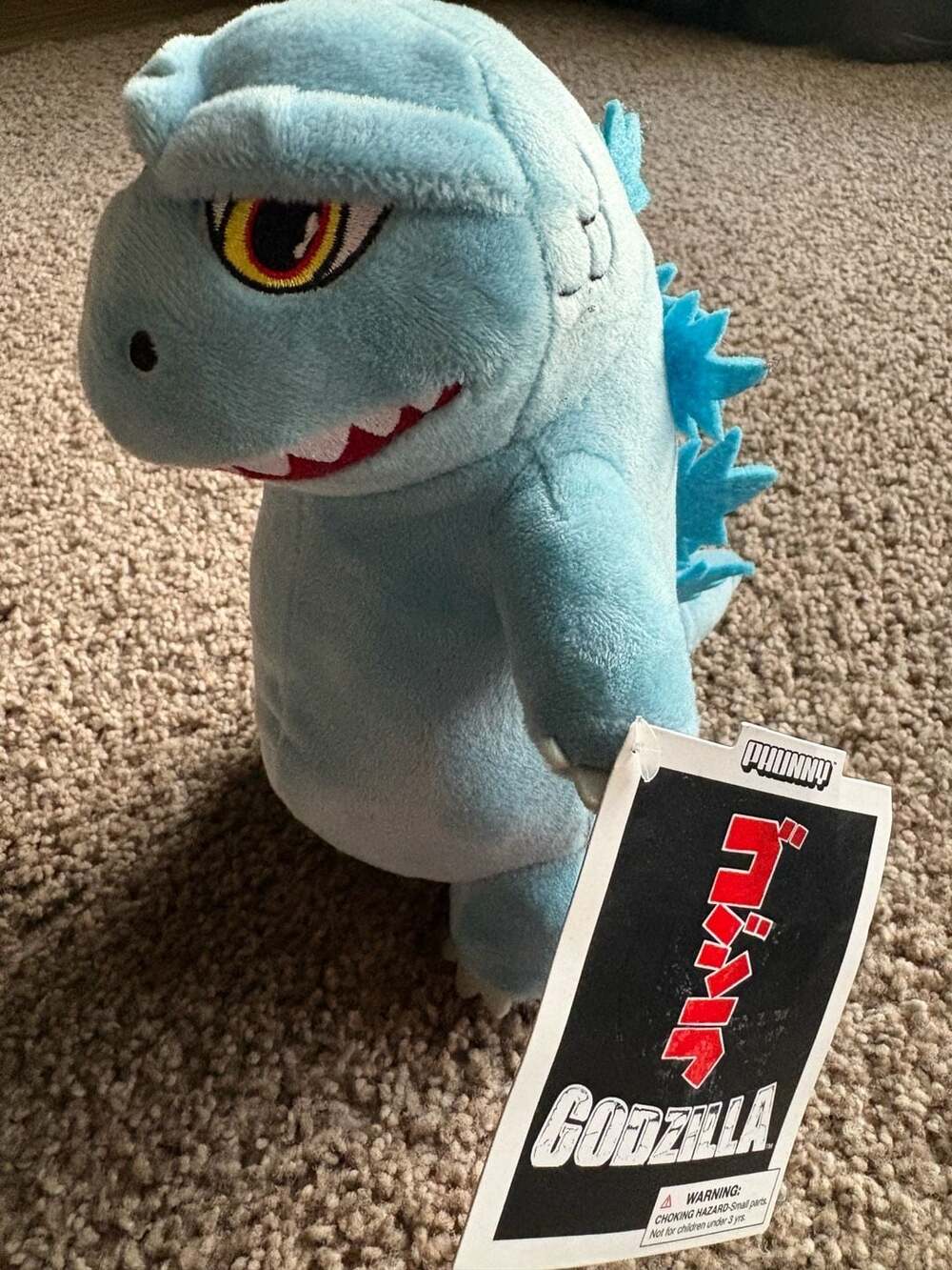 Kidrobot Phunny Godzilla Blue Plush